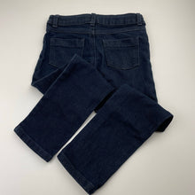 Load image into Gallery viewer, Unisex Target, dark stretch denim jeans, adjustable, inside leg: 47cm, EUC, size 5,  