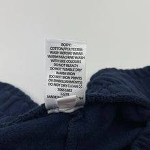 Load image into Gallery viewer, Unisex Target, navy fleece lined track pants, Inside leg: 63cm, EUC, size 12,  