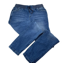 Load image into Gallery viewer, Boys Target, slim fit stretch denim pants, elasticated, Inside leg: 69cm, GUC, size 14,  