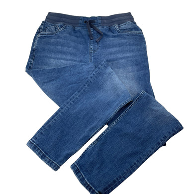 Boys Target, slim fit stretch denim pants, elasticated, Inside leg: 69cm, GUC, size 14,  