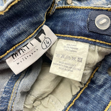 Load image into Gallery viewer, Unisex Minti, stretch denim jeans, adjustable, Inside leg: 72cm, GUC, size 14,  