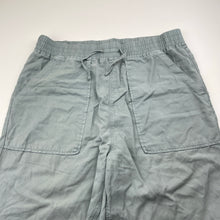 Load image into Gallery viewer, Girls Zara, lyocell / cotton casual pants, elasticated, Inside leg: 63cm, FUC, size 13-14,  