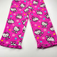 Load image into Gallery viewer, Girls fleece, pyjama pants, Hello Kitty, FUC, size 6,  