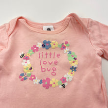 Load image into Gallery viewer, Girls Dymples, organic cotton bodysuit / romper, GUC, size 000,  