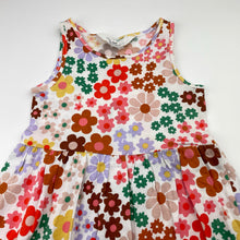 Load image into Gallery viewer, Girls H&amp;M, floral cotton casual dress, FUC, size 3-4, L: 49cm