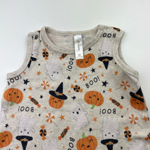 Load image into Gallery viewer, Unisex Dymples, Halloween organic cotton romper, GUC, size 00,  