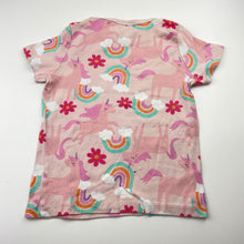 Load image into Gallery viewer, Girls Anko, pyjama tee / top, unicorns, FUC, size 3,  