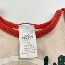 Load image into Gallery viewer, Unisex Baby Berry, cotton bodysuit / romper, FUC, size 00,  