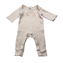 Load image into Gallery viewer, Girls Target, pink cotton romper, rainbow, FUC, size 00000,  