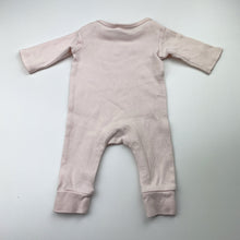 Load image into Gallery viewer, Girls Target, pink cotton romper, rainbow, FUC, size 00000,  