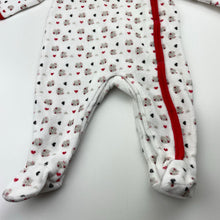 Load image into Gallery viewer, Girls ORCHESTRA, velour coverall / romper, EUC, size 000,  