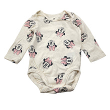 Load image into Gallery viewer, Girls H&amp;M, Disney Minnie Mouse bodysuit / romper, EUC, size 000,  
