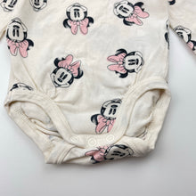 Load image into Gallery viewer, Girls H&amp;M, Disney Minnie Mouse bodysuit / romper, EUC, size 000,  