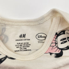 Load image into Gallery viewer, Girls H&amp;M, Disney Minnie Mouse bodysuit / romper, EUC, size 000,  