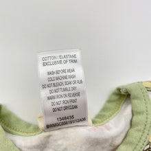Load image into Gallery viewer, Unisex May Gibbs, Gumnut Babies bodysuit / romper, GUC, size 0000,  