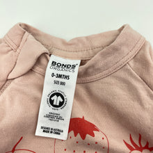 Load image into Gallery viewer, Girls Bonds, Organics zip coverall / romper, GUC, size 000,  