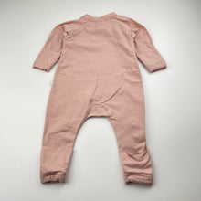 Load image into Gallery viewer, Girls Bonds, Organics zip coverall / romper, GUC, size 000,  