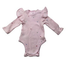 Load image into Gallery viewer, Girls Country Road, ribbed organic cotton bodysuit / romper, FUC, size 0000,  