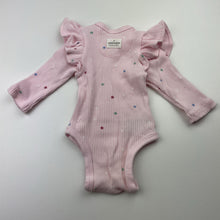 Load image into Gallery viewer, Girls Country Road, ribbed organic cotton bodysuit / romper, FUC, size 0000,  