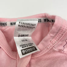 Load image into Gallery viewer, Girls Bonds, WONDERCOOL zip wondersuit / zippy / romper, GUC, size 00,  