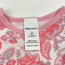 Load image into Gallery viewer, Girls Baby Berry, cotton bodysuit / romper, GUC, size 00,  