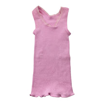 Load image into Gallery viewer, Girls Bonds, pink ribbed cotton singlet top, FUC, size 0000,  