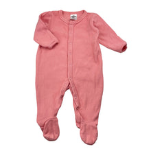 Load image into Gallery viewer, Girls Baby Berry, ribbed coverall / romper, GUC, size 000,  