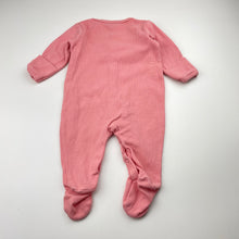 Load image into Gallery viewer, Girls Baby Berry, ribbed coverall / romper, GUC, size 000,  