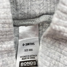 Load image into Gallery viewer, Unisex Bonds, ribbbed stretchy leggings / bottoms, GUC, size 000,  