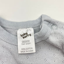 Load image into Gallery viewer, Unisex Baby Berry, pointelle cotton bodysuit / romper, FUC, size 00000,  
