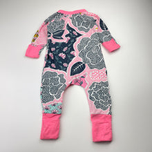 Load image into Gallery viewer, Girls Bonds, zip wondersuit / zippy / romper, wash fade, FUC, size 000,  