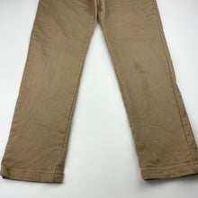 Load image into Gallery viewer, Boys Seed, stretch cotton casual pants, elasticated, Inside leg: 53cm, marks front left leg, FUC, size 9,  