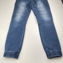 Load image into Gallery viewer, Boys ZOM-B, stretch knit denim pants, elasticated, GUC, size 12,  