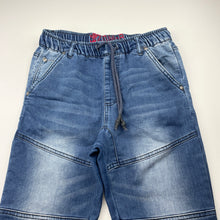 Load image into Gallery viewer, Boys ZOM-B, stretch knit denim pants, elasticated, GUC, size 12,  
