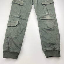 Load image into Gallery viewer, Boys Tilt, khaki cargo pants, elasticated, Inside leg: 58cm, FUC, size 9,  