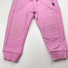 Load image into Gallery viewer, Girls Bonds, stretchy fleece lined track pants, elasticated, FUC, size 1,  