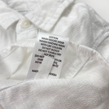 Load image into Gallery viewer, Boys Target, white cotton short sleeve shirt, EUC, size 2,  