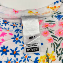 Load image into Gallery viewer, Girls Bonds, stretchy floral &amp; tulle dress, EUC, size 3, L: 47cm