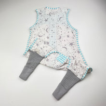 Load image into Gallery viewer, Unisex Love to Dream, 0.2 Tog cotton sleepsuit, mark back left leg, FUC, size 0,  