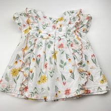 Load image into Gallery viewer, Girls Catherine Melandrino, lined floral cotton top, mark on chest, FUC, size 2,  