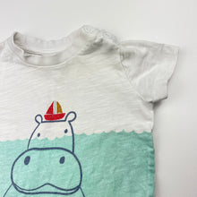Load image into Gallery viewer, Boys Seed, cotton tee / top, Hippo, FUC, size 00,  