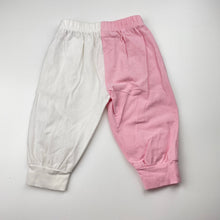 Load image into Gallery viewer, Girls SHEIN, pink &amp; white stretchy pants / bottoms, EUC, size 00,  