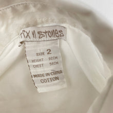 Load image into Gallery viewer, Boys Stix n Stones, lightweight cotton long sleeve shirt, EUC, size 2,  