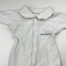 Load image into Gallery viewer, Unisex Bonds, classic terry wondersuit romper, GUC, size 000,  