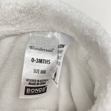 Load image into Gallery viewer, Unisex Bonds, classic terry wondersuit romper, GUC, size 000,  