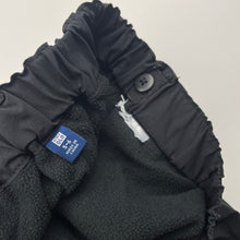 Load image into Gallery viewer, Unisex Uniqlo, fleece lined track pants, adjustable, Inside leg: 44cm, EUC, size 5-6,  
