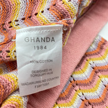 Load image into Gallery viewer, Girls GHANDA, knit cotton pants, elasticated, Inside leg: 43cm, GUC, size 7-8,  