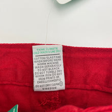 Load image into Gallery viewer, Boys Target, red stretch cotton pants, adjustable, Inside leg: 30.5cm, NEW, size 2,  