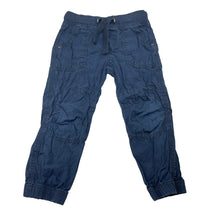 Load image into Gallery viewer, Boys Topolino, lightweight cotton pants, elasticated, Inside leg: 36.5cm, wash fade, FUC, size 4,  