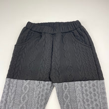 Load image into Gallery viewer, Boys SHEIN, textured track pants, elasticated, Inside leg: 33cm, EUC, size 2-3,  
